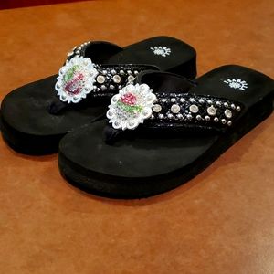 Delta Zeta Rhinstone Flipflops